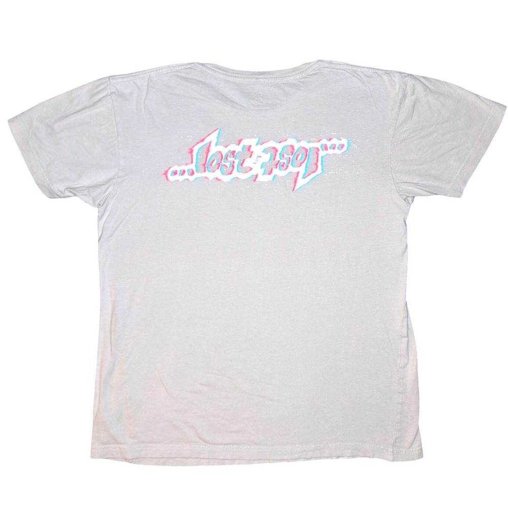 Lost Enterprises T-Shirt Grey Short Sleeve 3D Graphic Skate Tee